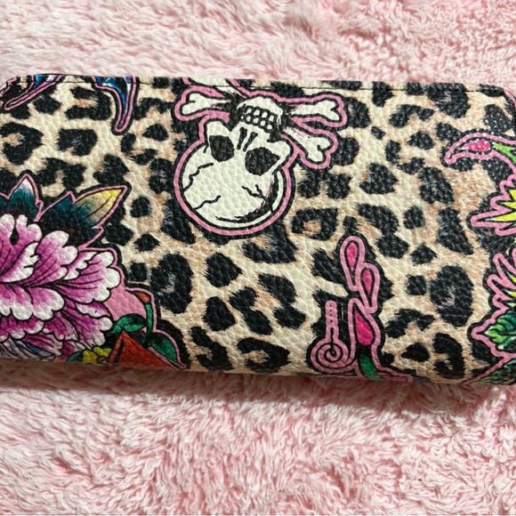 Ed Hardy Multicolor Tattoo-Inspired Wristlet - Picture 3 of 3